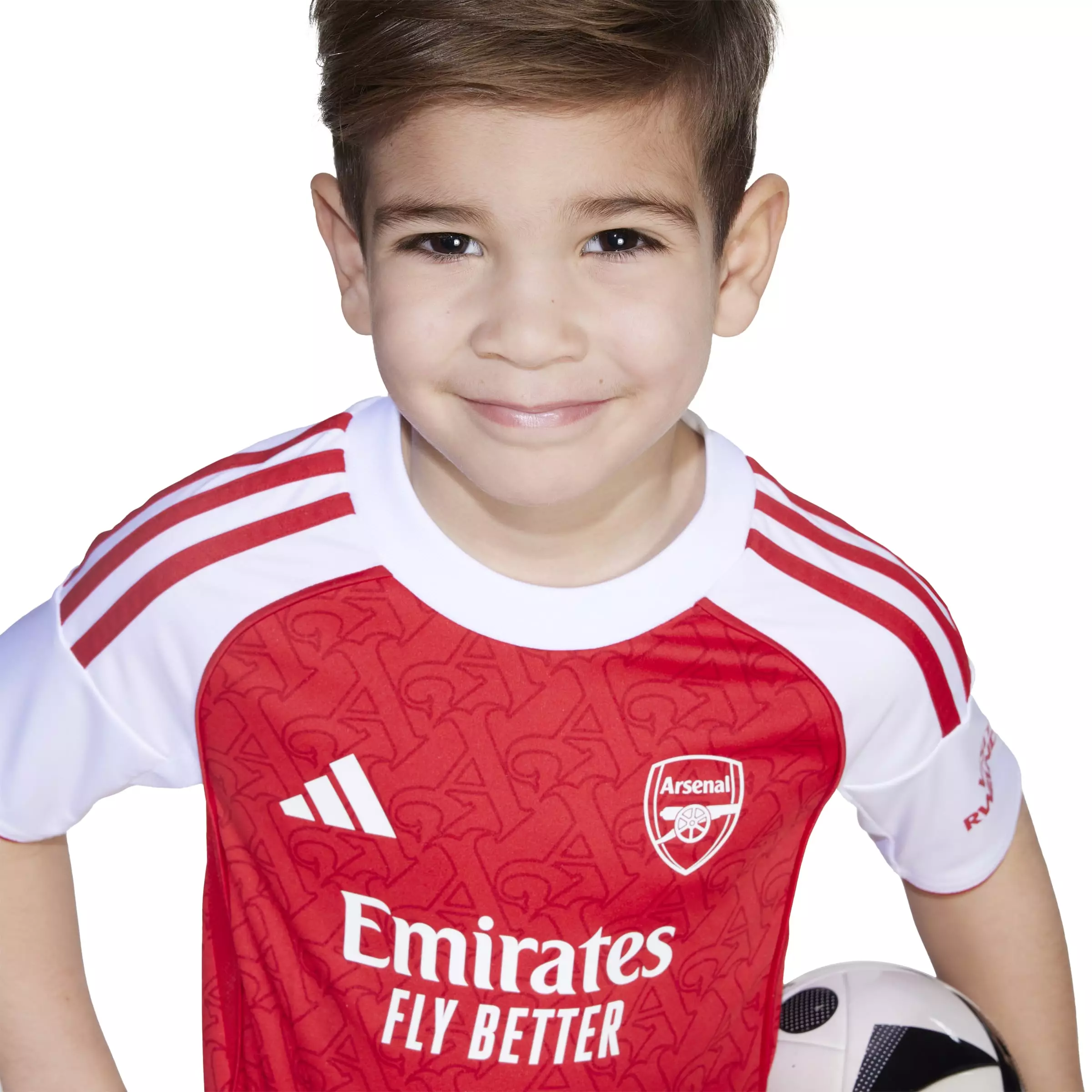 ADIDAS Arsenal 25/26 Home Mini Kit Kids JI9529 - Jersey Mini Set (Merah)