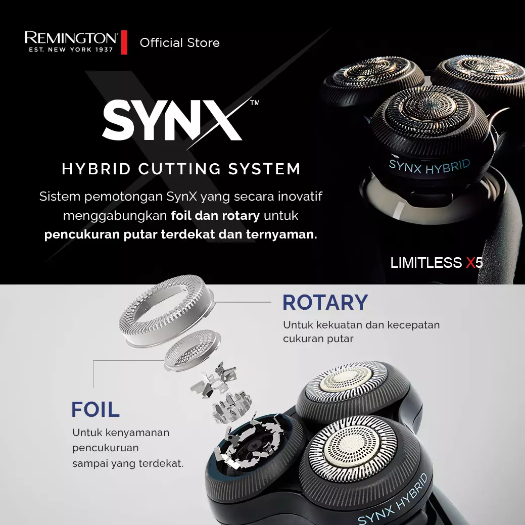 Remington X5 Limitless X Rotary Shaver XR1755