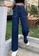 XAFITI 藍色 女士時尚高腰寬鬆牛仔褲 - 黑色 B8765AA972AF7BGS_3