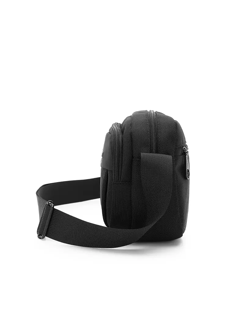 Men's Sling Bag / Crossbody Bag - Black