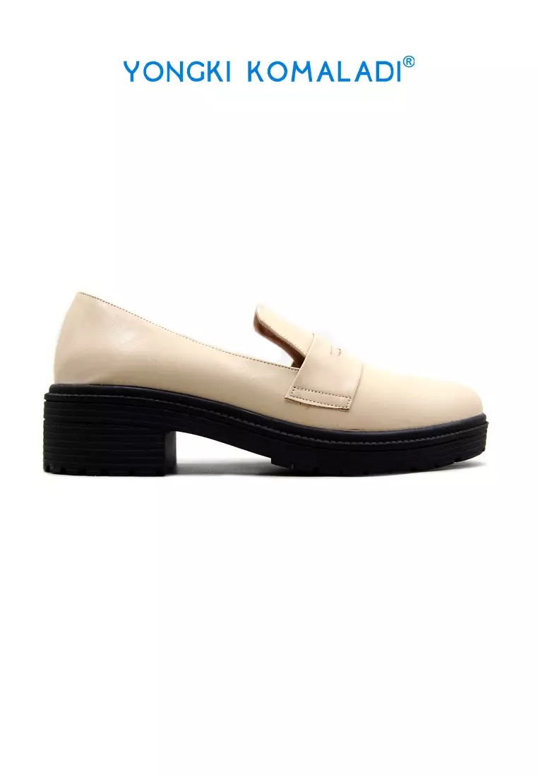 [ ORIGINAL ] YONGKI KOMALADI SEPATU PLATFORM OL-HDRA19101-22 LADIES CREAM