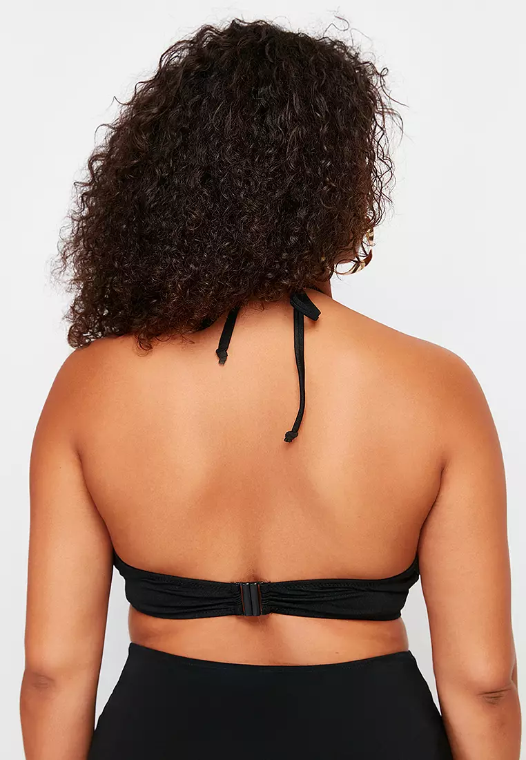 Plus Size Halter Bikini Top