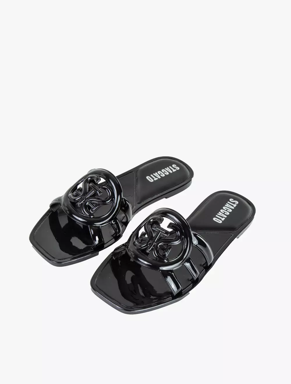 Staccato CT006-005 Women's Flat Sandals - Black