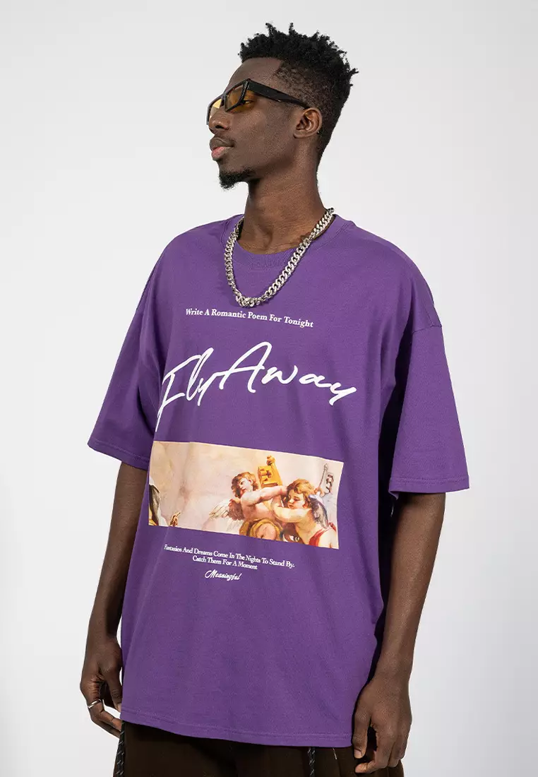 Twenty Eight Shoes Cupid Printed Cotton T Shirt KLZ2023T flyangel