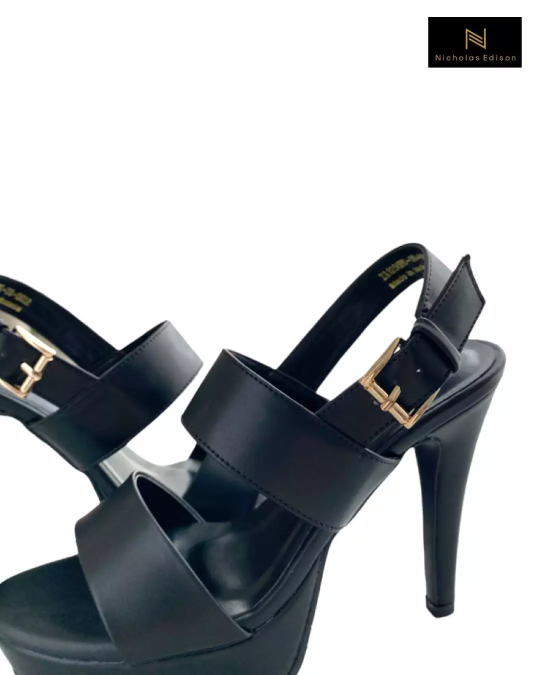 Nicholas Edison Heel Alika Black