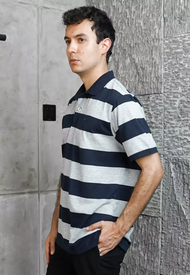 MATSUDA Kaos Polo Shirt Pria Kerah Echizen