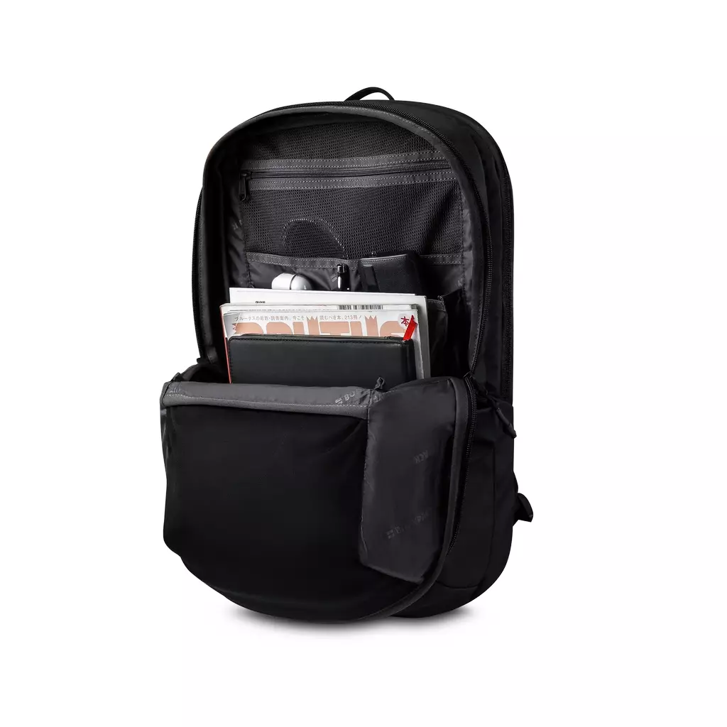 Partition 1.1 Laptop Backpack 15 Inch Tas Ransel Kerja Kuliah Sekolah Durable Tahan Air 27 L - Hitam