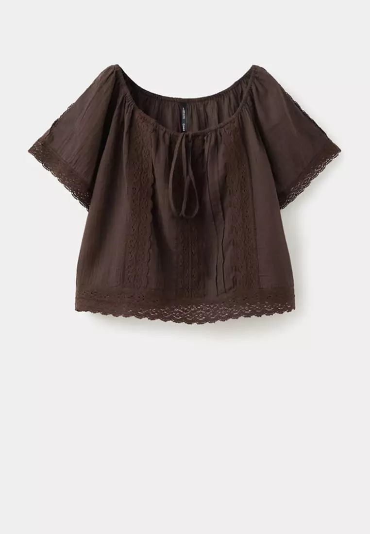 Cotton Lace Blouse