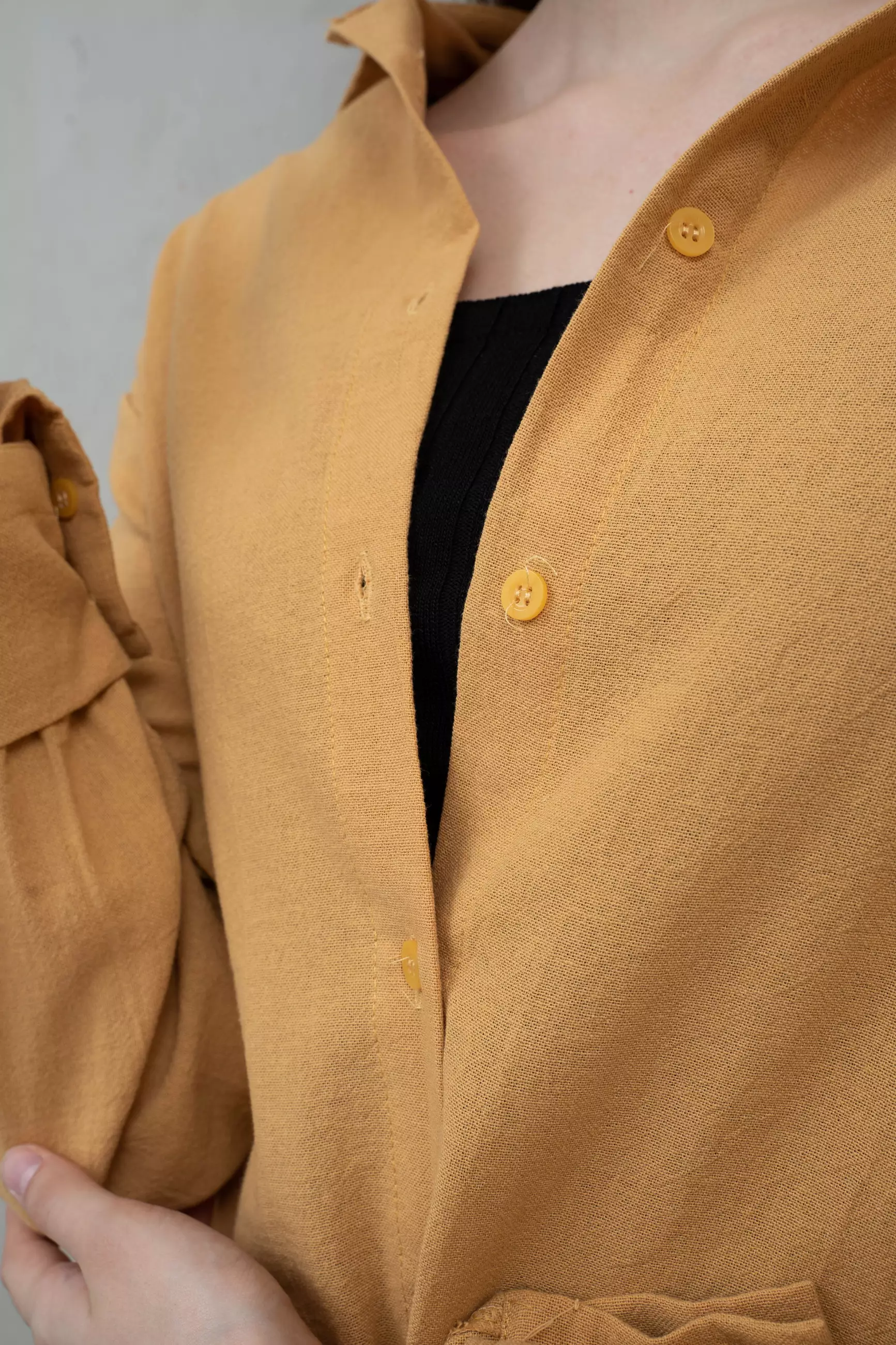 Houseofcuff Juipter Dress in Mustard Dress Linen