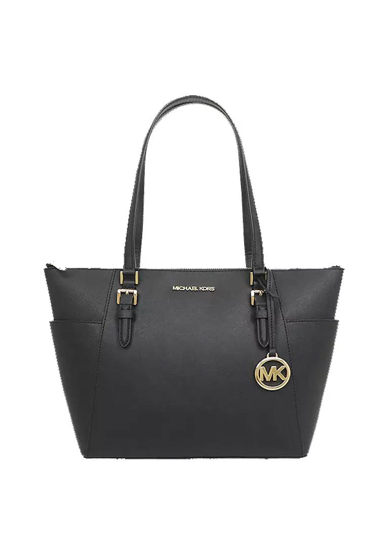 MICHAEL KORS Michael Kors Charlotte Tote Black 35T0GCFT7L