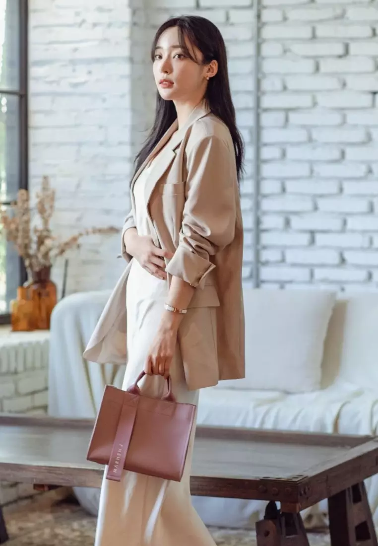 CINDY Vegan Leather Crossbody Bag Indi Pink