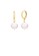 Glamorousky white 925 Sterling Silver Plated Gold Fashion Simple Geometric Round Freshwater Pearl Earrings A6213AC0750568GS_1
