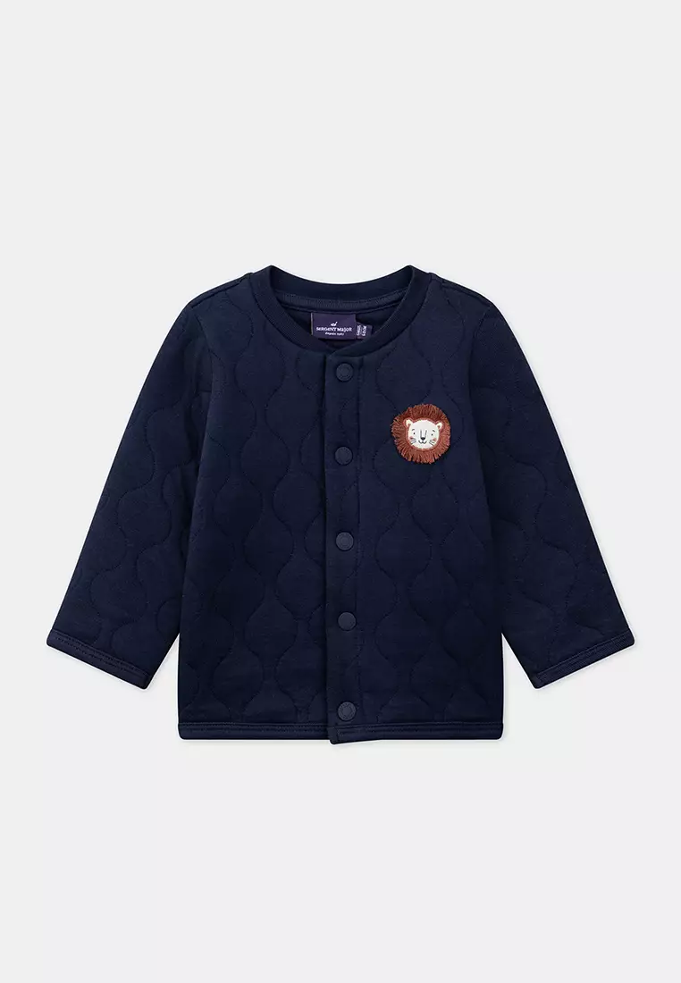 Blue Quilted Jacket