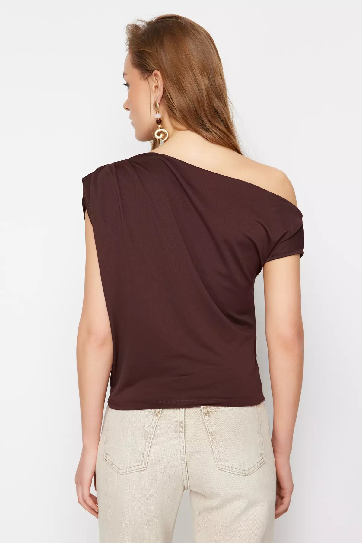 Asymmetric Collar Blouse