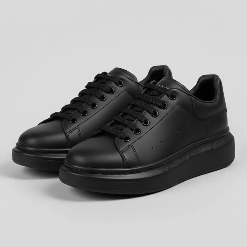 PAULMAY - Sepatu Sneakers Pria Wanita Orlando Black