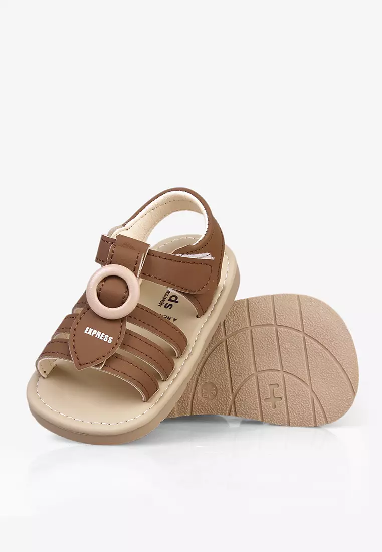 Sepatu Flat Shoes Anak Perempuan Pre Walker prewalker A.Neri Mocca - Fransisca Renaldy