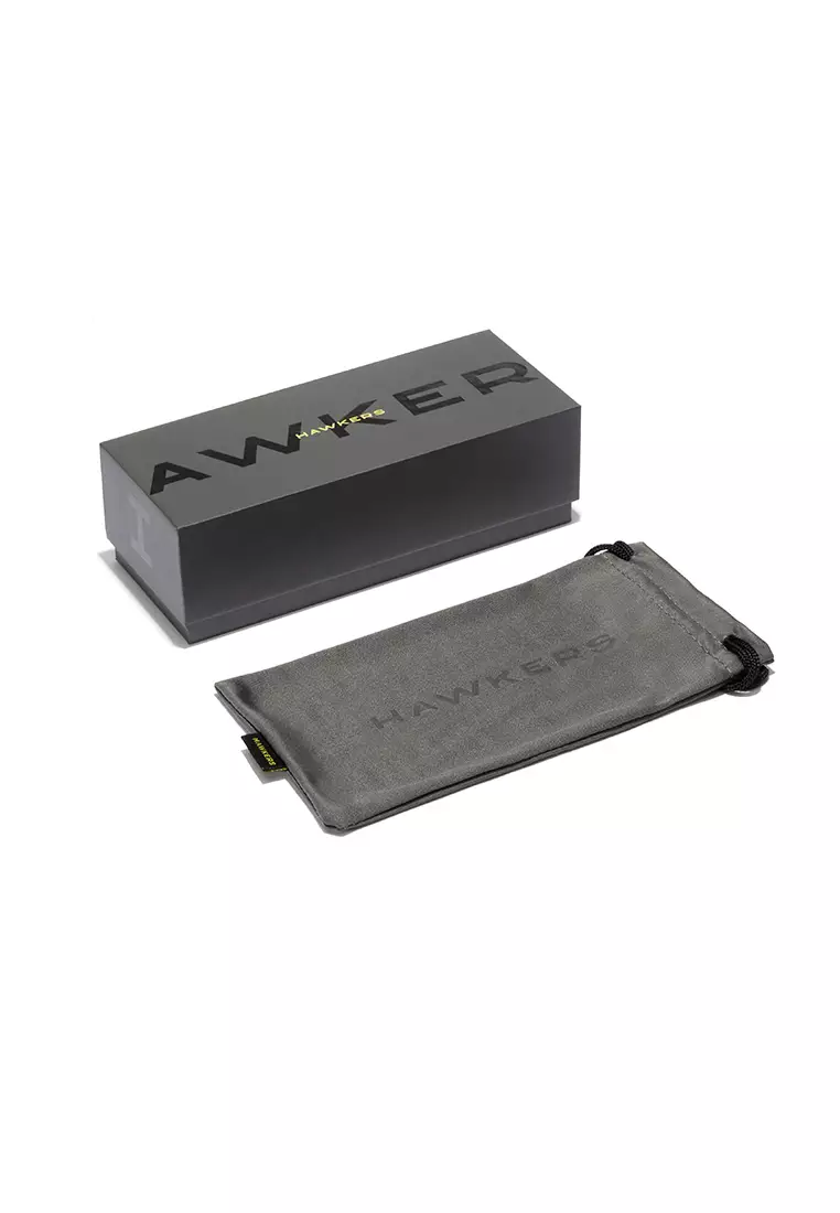 HAWKERS Grey Nebula RAVE Sunglasses for Men and Women, Unisex. UV400 Protection. Official Product designed in Spain