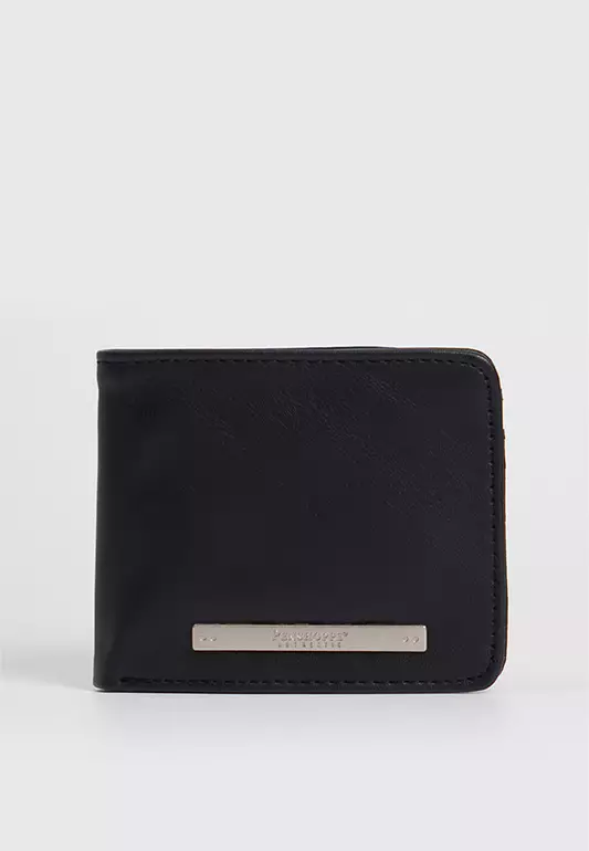 Bi-Fold Wallet with Metal Branding