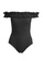 LYCKA black LWD7208-European Style Lady Swimsuit-Black C01AAUSB1D15A7GS_1