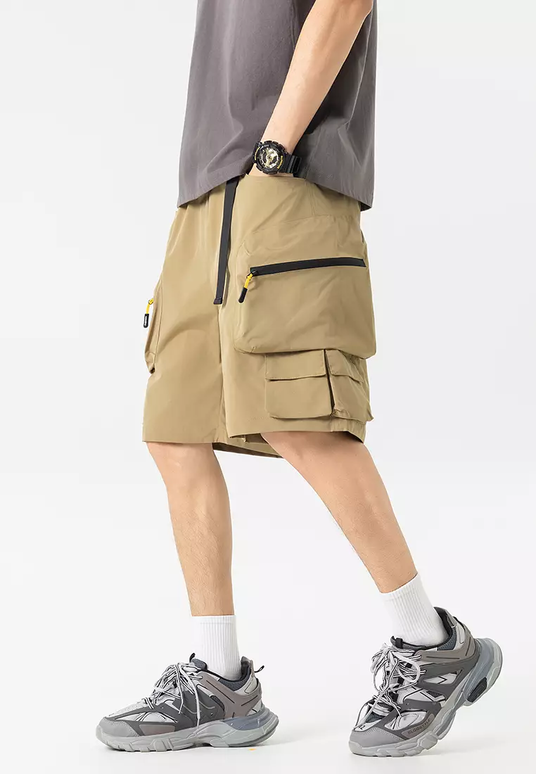 Multi-Pocket Functional Cargo Shorts GJL-B7010