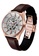 WULF 褐色 Wulf Exo Rose Gold and Brown Skeleton Watch 7C983ACF4AE3B6GS_2