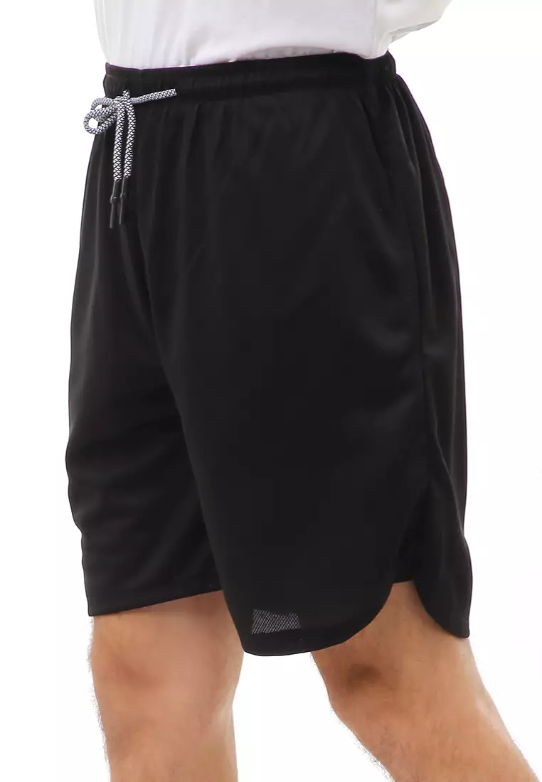 Rishham Celana Pendek Olahraga Pria Double Layer Jogging Fitness Material Polyester + Cotton ORIGINAL