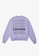 Lacoste purple Women’s Lacoste L!VE Crew Neck Print Cotton Fleece Sweatshirt E00D1AAD4A9149GS_3