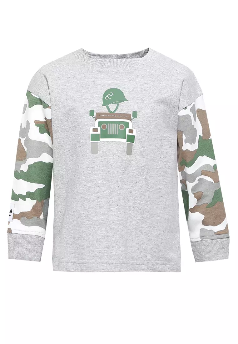 Qna Boy Balindra Sweater Panjang Anak Abu Misty