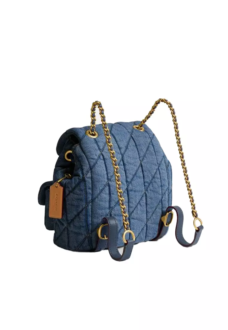 Coach backpack and wallet - indigo blue Amazon.com: COACH, Womens, Tabby Backpack, Indigo, One Size  main image 4