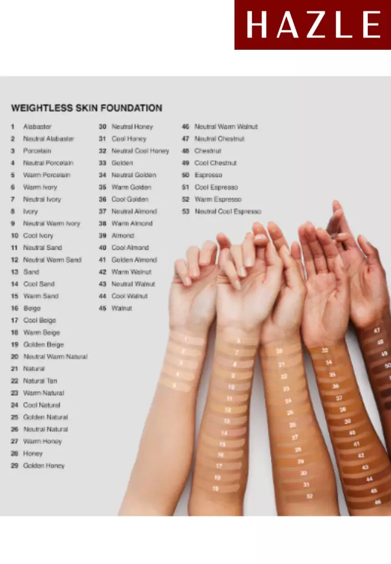 Weightless Skin Foundation SPF 15 PA++ - Sand 30 ml