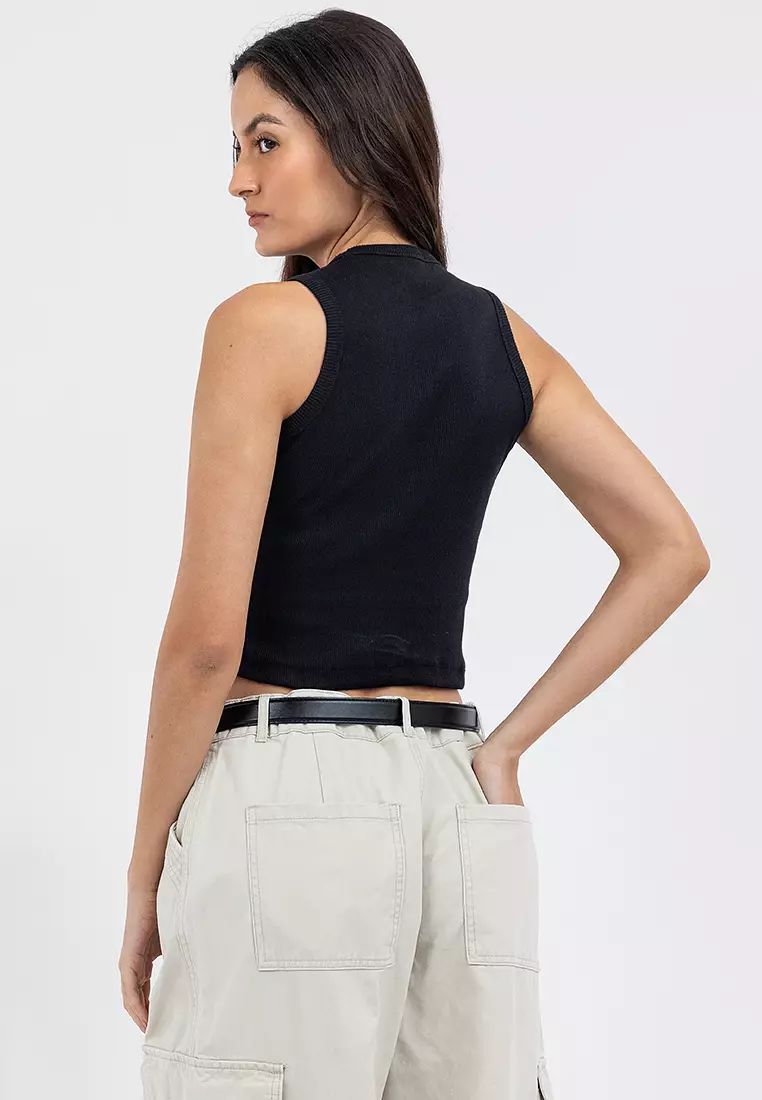 Ladies OG Halter Top Black