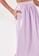Love, Bonito purple Callia Ruched Midi Skirt 2CF6EAA44B80F3GS_4