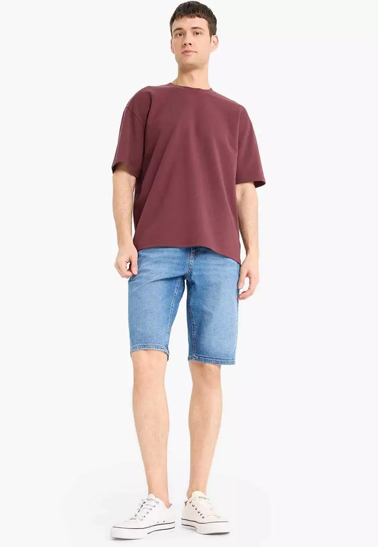 Denim Bermuda Shorts