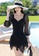 A-IN GIRLS black Elegant Mesh One-Piece Swimsuit 4CA17USACB3D6EGS_3