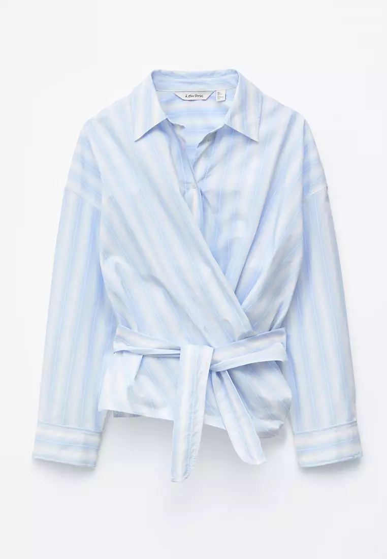 Tie-Waist Cotton Shirt