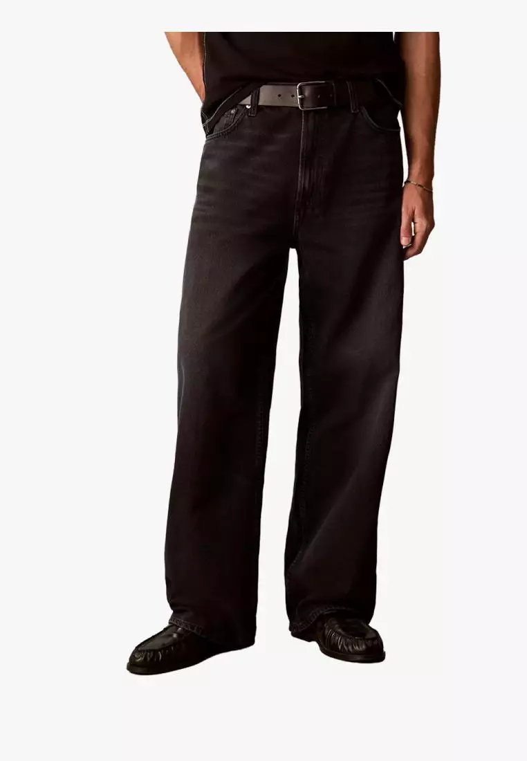 Jual Calvin Klein Calvin Klein - Baggy Midnight Emerald Jeans Original ...