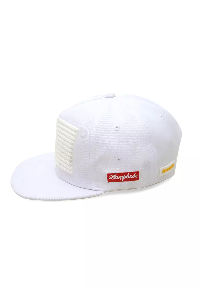 Jahari Aksesoris Fashion Topi Baseball Pria Wanita Piramid Adjustable Strap Material Polyester ORIGINAL - White