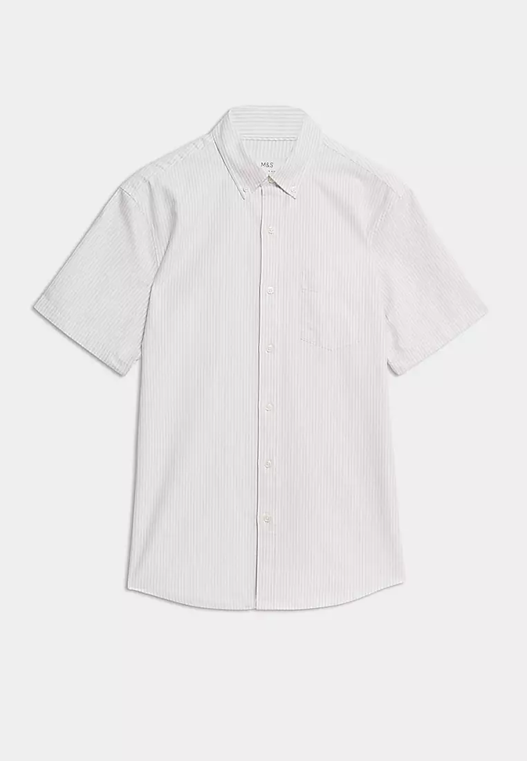 The Ultimate Pure Cotton Striped Oxford Shirt