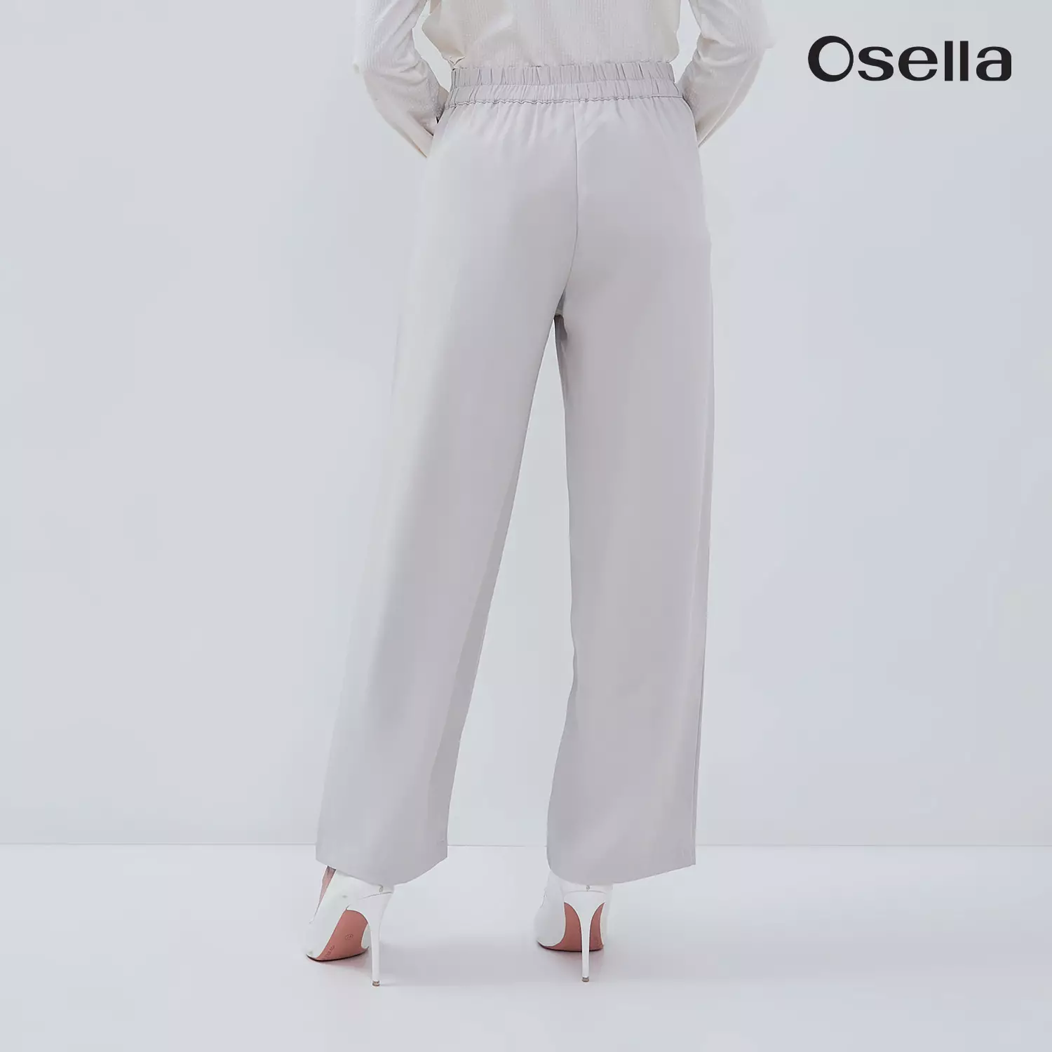 Osella Sera Wide Leg Pants Comfortable High-Waist Pants 2181660150 | Celana Panjang Wanita