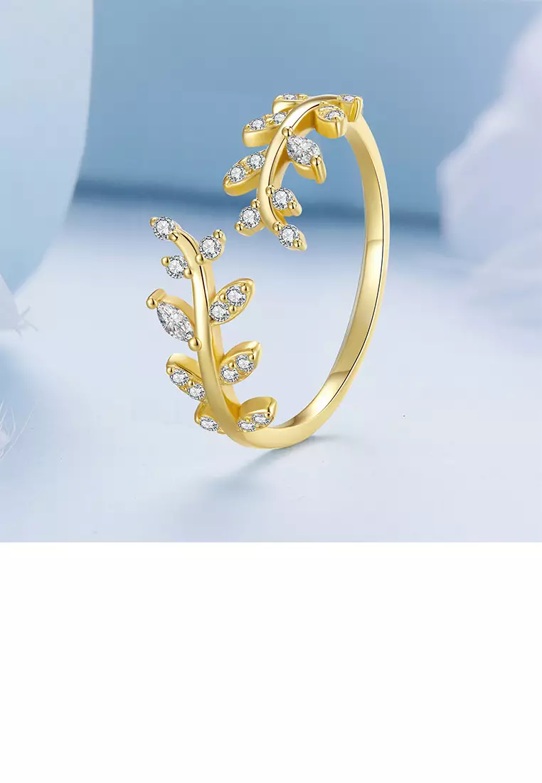 Gold over hotsell sterling silver rings