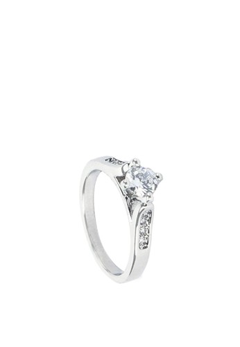 Abree Franc silver Ring Penelope Sterling Silver w/ Cubic Zirconia AAA+ E5A1EAC35F3A46GS_1