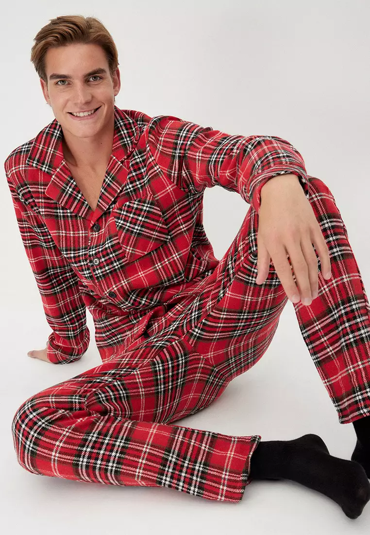 Buy Trendyol Plaid Pajamas Set Online ZALORA Malaysia