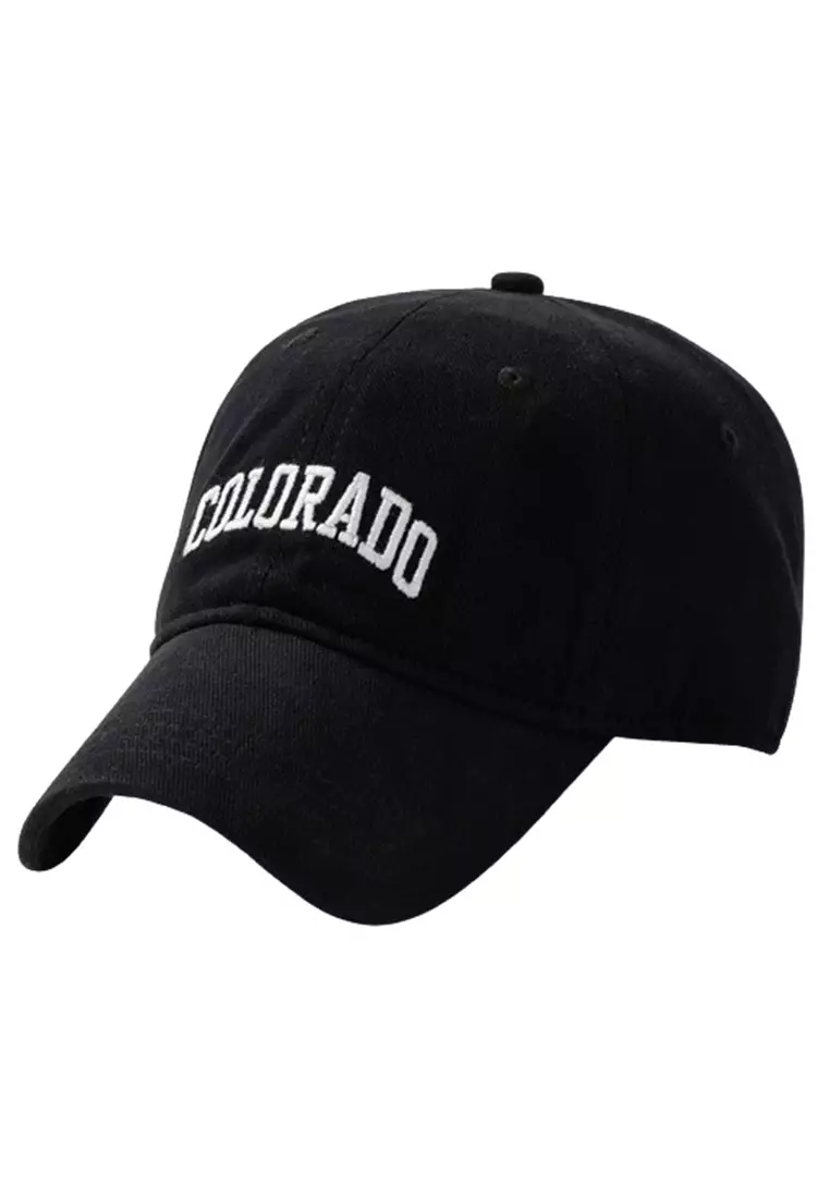 Topi Baseball Cap Bordir 3D Casual Style Colorado ORIGINAL - Black