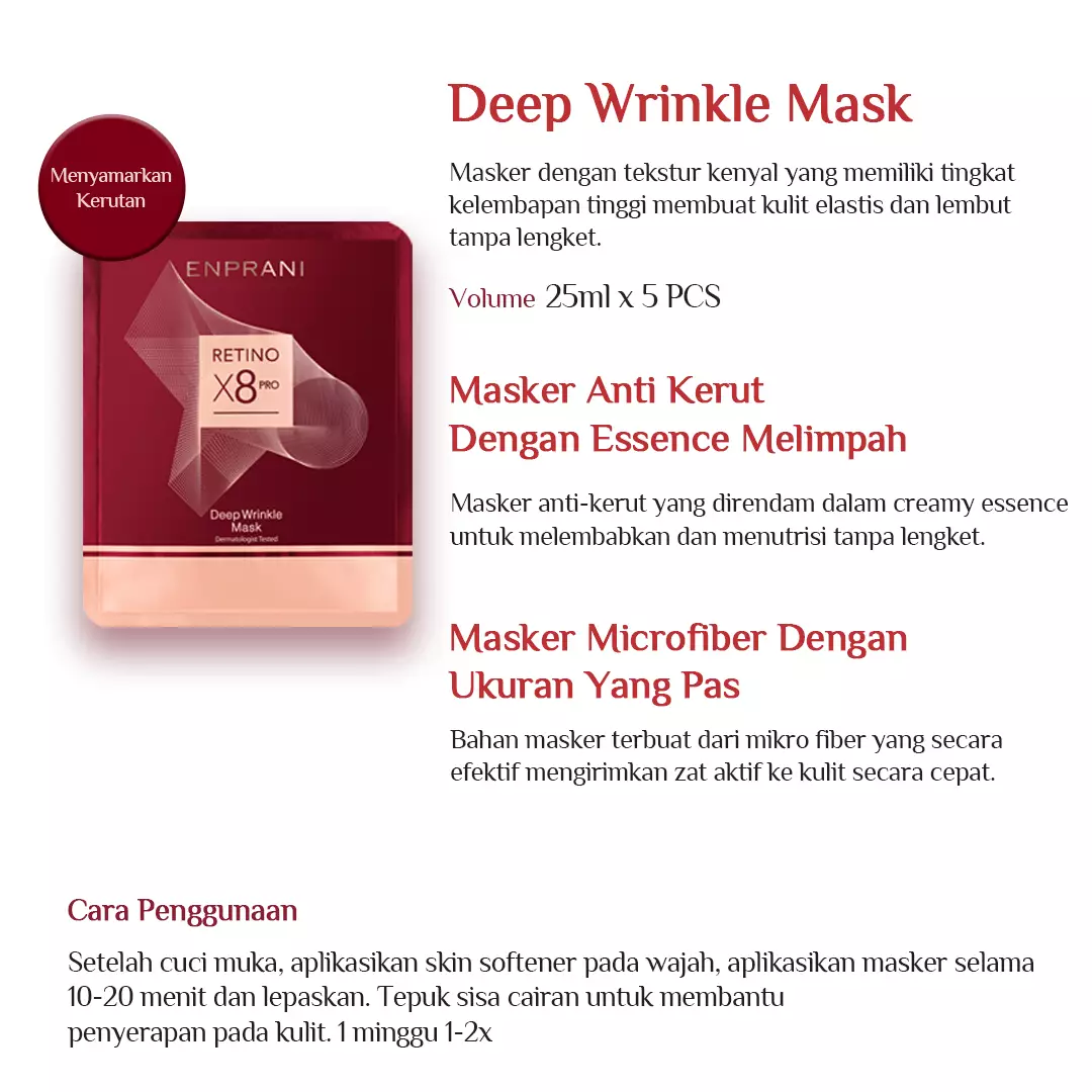 Holika Holika Enprani Retino X8 Pro Skin Care Special Set - Paket Perawatan Anti Aging