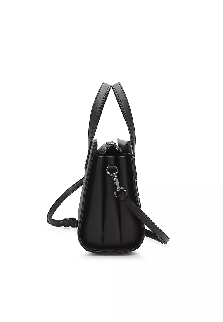 Women's Top Handle Bag / Sling Bag / Crossbody Bag / Shoulder Bag (Tas Tangan Wanita / Tas Selempang Wanita / Tas Bahu Wanita) - Hitam