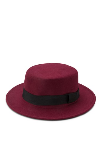 平頂氈帽紳士帽, 飾品配件,zalora是哪裡的牌子 飾品配件