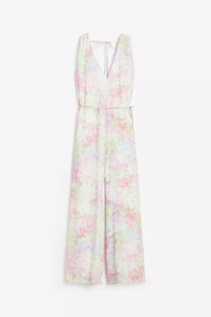 H&m v neck jumpsuit outlet