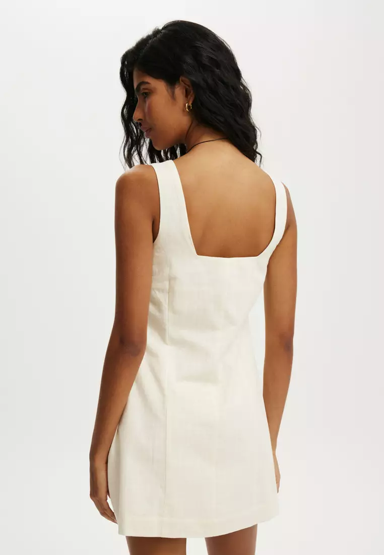 Square Neck Mini Dress