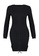 Trendyol black Ruched Knit Dress E73A1AA47656F6GS_6