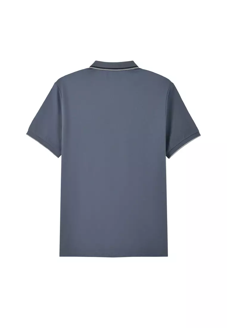 Men's Cotton Lycra Short Sleeve Slim Polo 01015018